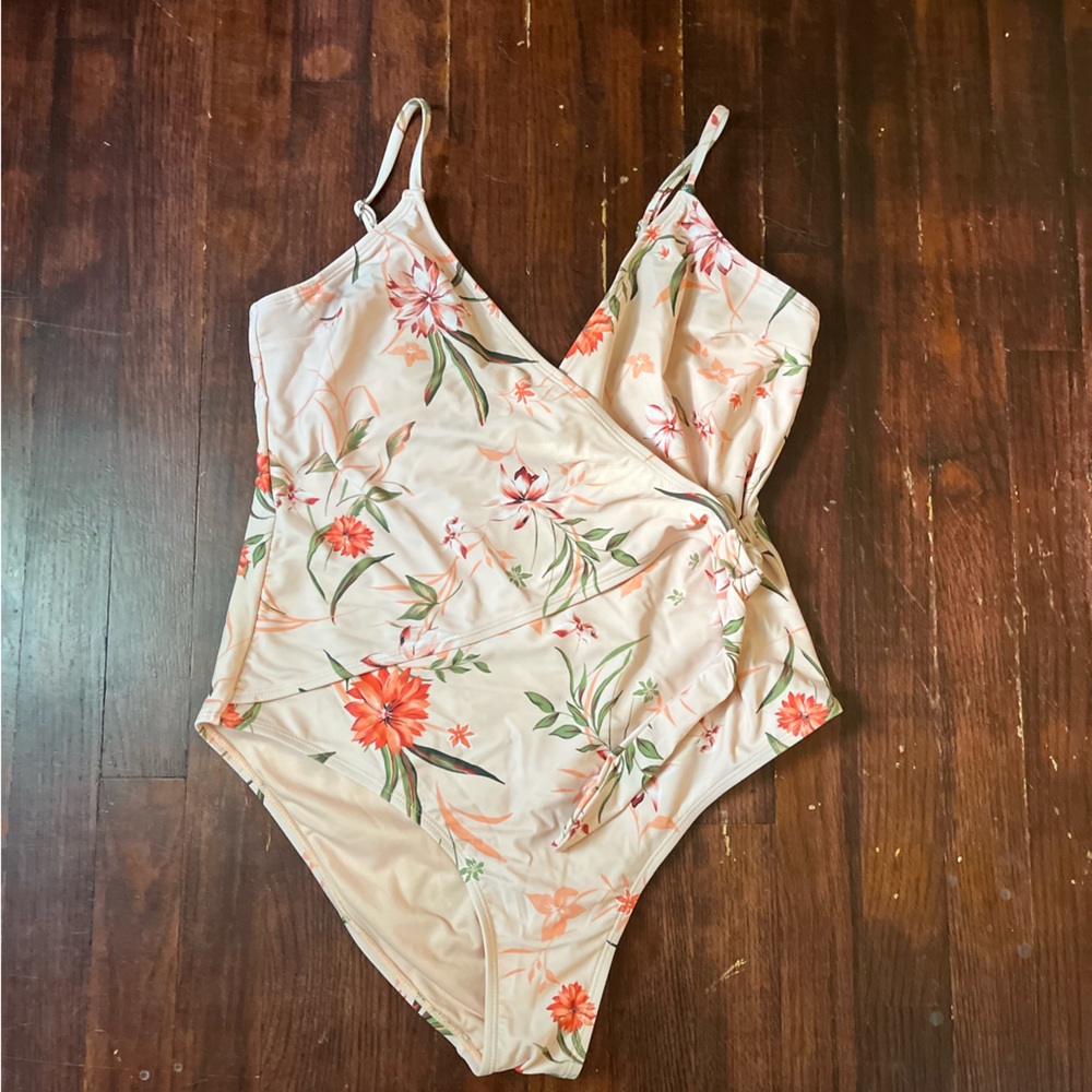 Floral Pink Swimsuit